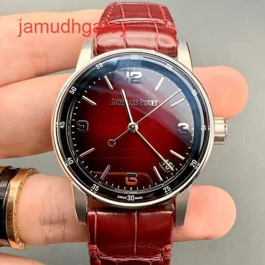 Ap Swiss Luxury Watch CÓDIGO 11.59 série 41mm automático mecânico moda casual relógio famoso masculino 15210BC OO A068CR.01 Vinho Tinto Mesa Única QAH6