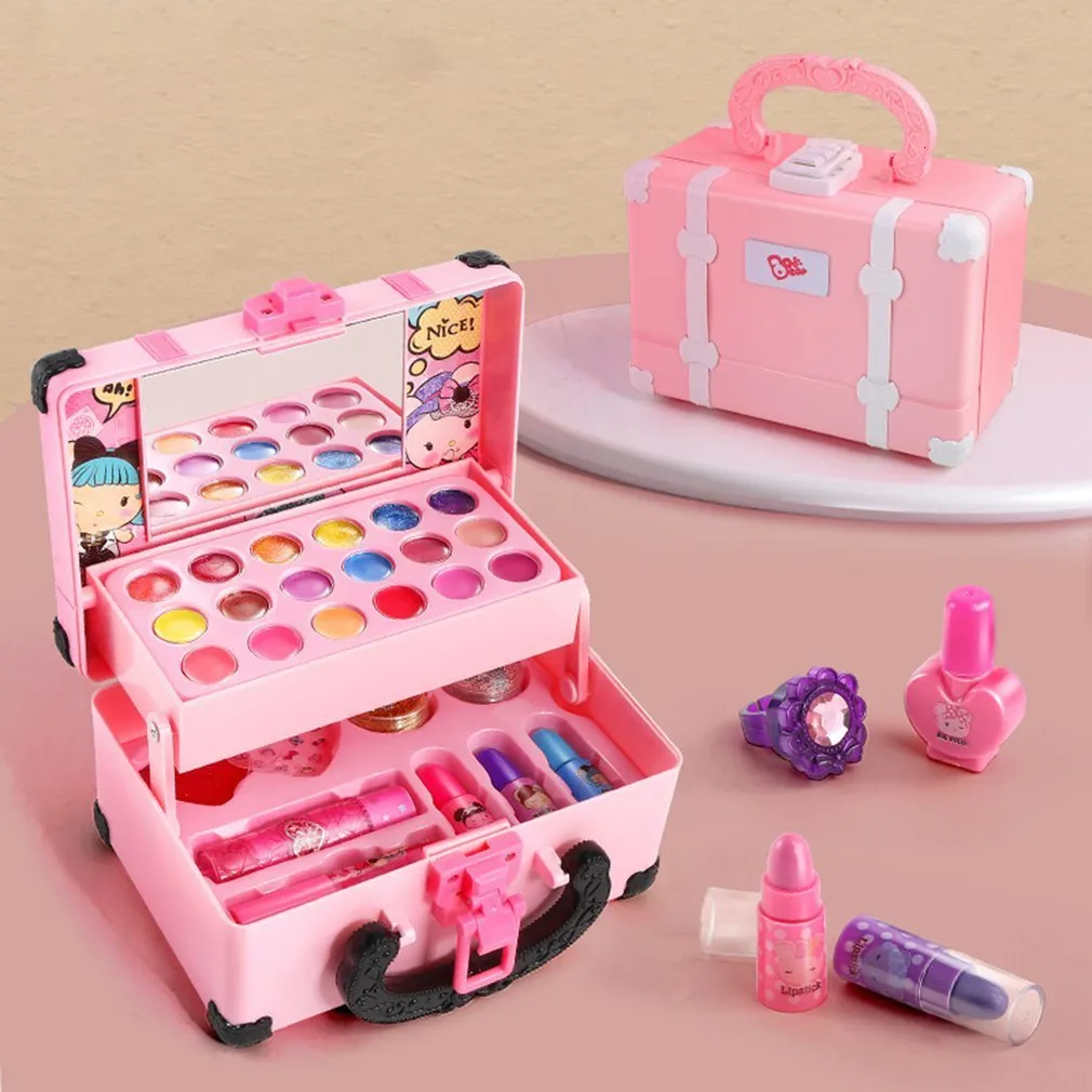 Kit de maquillage pour enfants pour filles, ensemble de jouets de