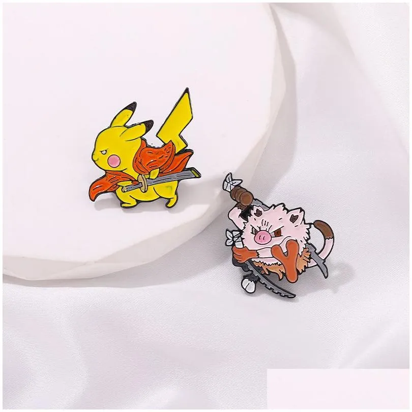 Cute Anime Movies Games Hard Enamel Pins Collect Metal Cartoon Brooch Backpack Hat Bag Collar Lapel Badges Women Fashion Jewelry Elf brooch