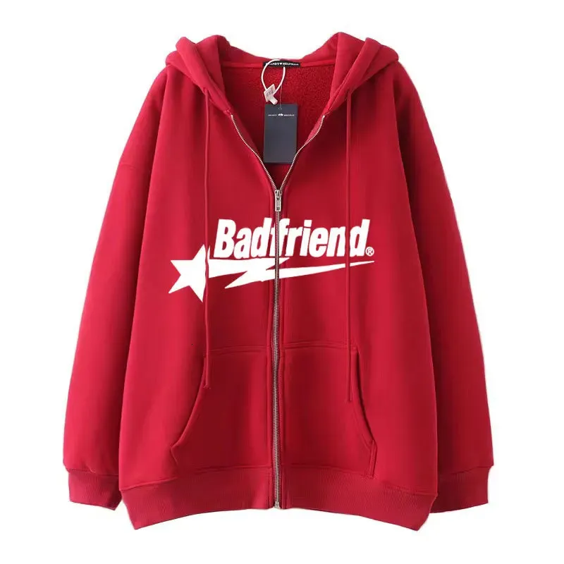 トップス I Love bestie Far Zip Hoodie I Love bestie Far Zip Hoodie【9090 girl】 – YZ