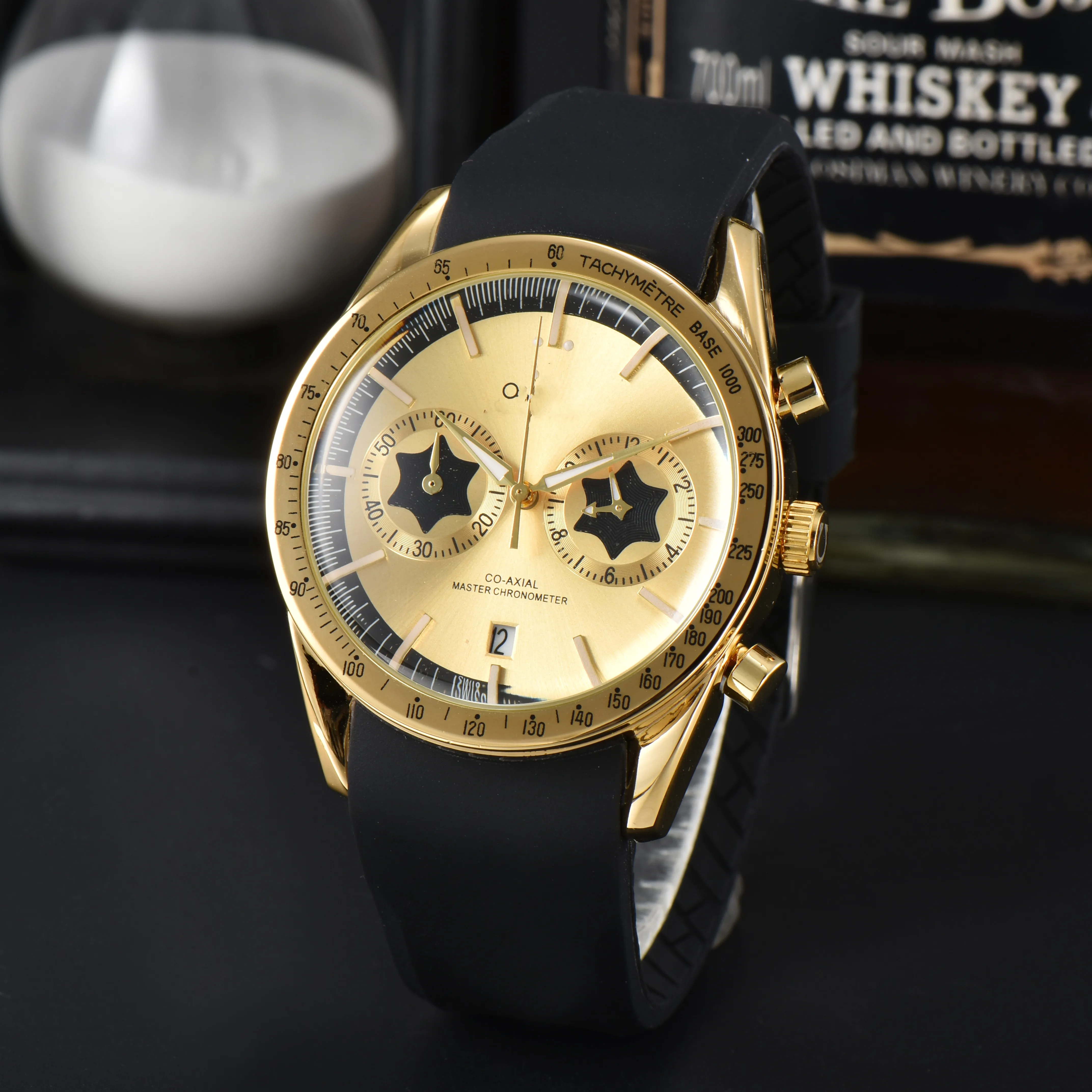 Designer Men's Watches New Mechanical Movement Watches High Quality Luxury Watches Multi-Function Chronograph timepieces gratis frakt