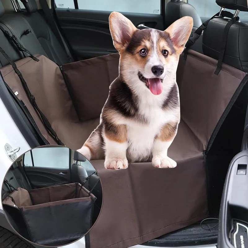 犬の猫猫の折りたたみ袋の防水布カバーペット輸送バスケットのためのペット輸送用カーシートカバーのキャリアの新しいシートカバー