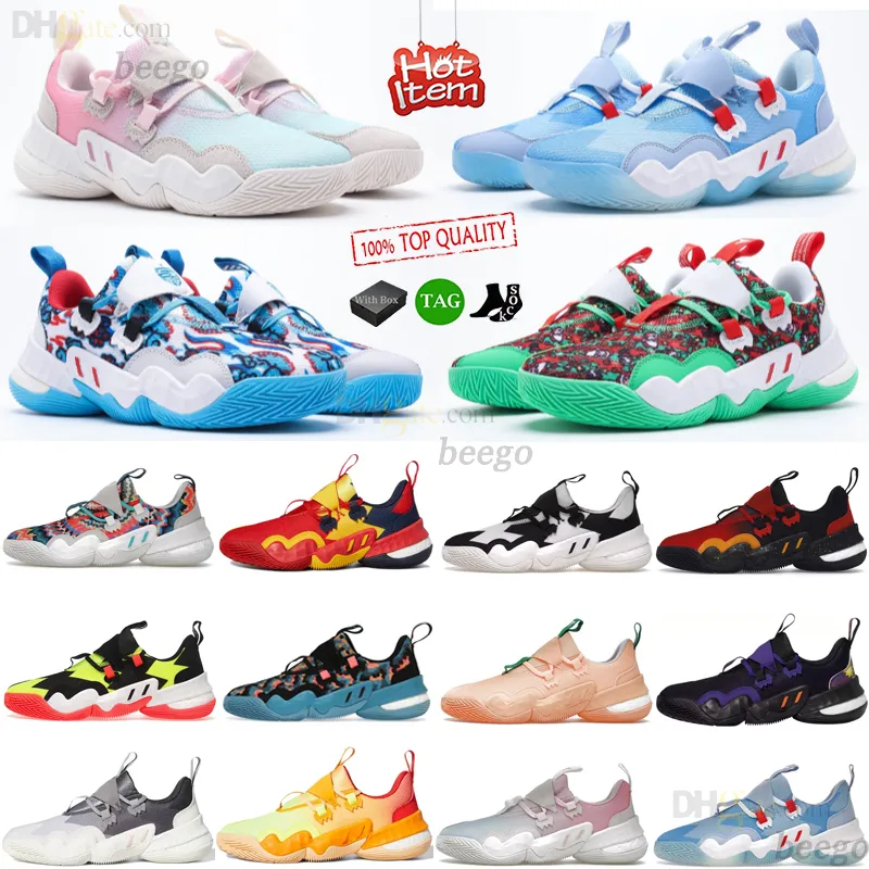 Designer Trainers Trae Young 1 Low Heren Basketbalschoenen Sky Blue Ice Trae Christmas Def Recordings Atlanta Pixel Quality Athletic Outdoor Sneakers