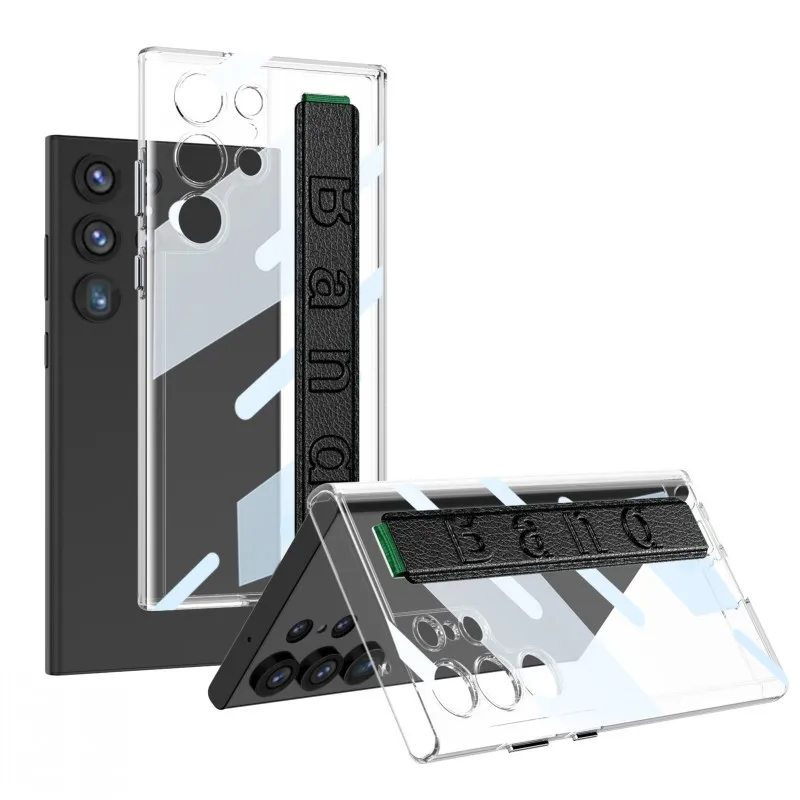 Para Samsung Galaxy S24 Ultra S23 Cajas para teléfonos celulares Caja para teléfono Diseñador Correa para la muñeca Funda Kickstand Prevención de caídas Fundas protectoras
