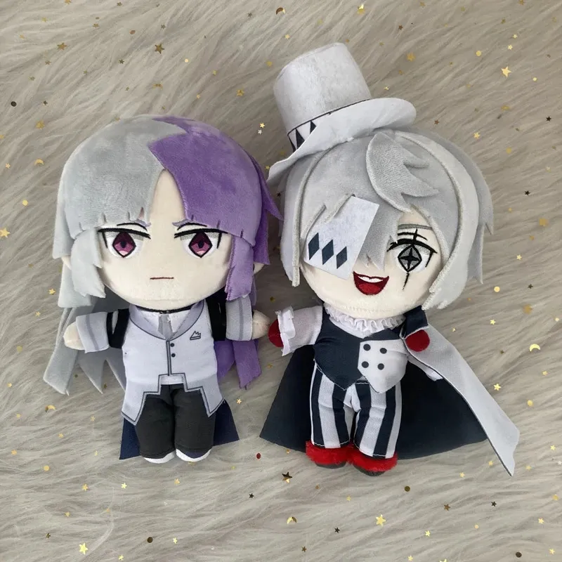 Poupées en peluche Anime Bungou Stray Dogs Sigma Gogol poupée Cosplay 20 cm dessin animé mignon doux oreiller en peluche cadeau de Noël Thanksgiving 231128