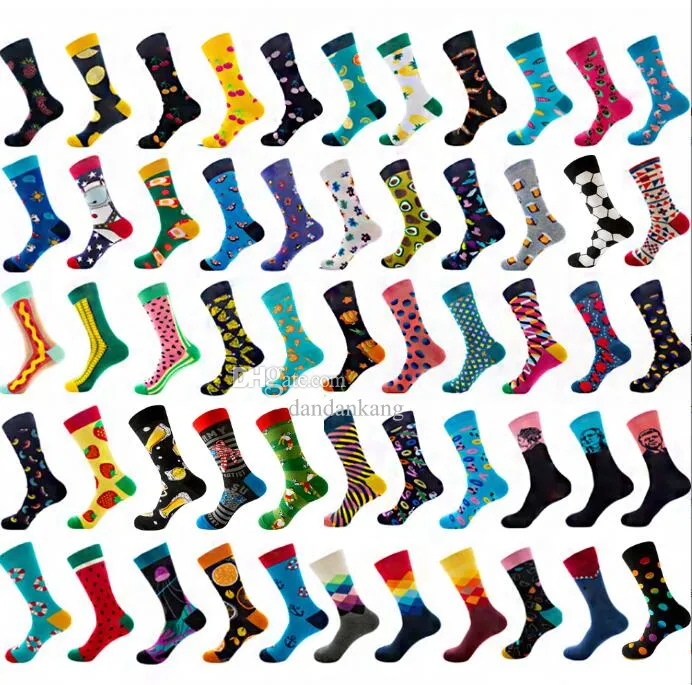 Novely Fashion Cartoon Socks l Cool Crazy Skateboard Crew Socks Unisex Women Men Colorful Cotton Happy Funny Socks