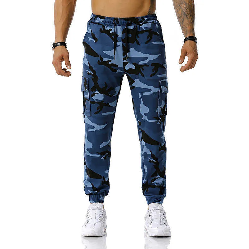Mens Camo Cargo Trousers Loose Fit Cargo Trousers Mens