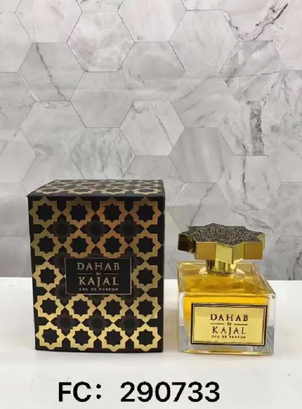 Perfume Fragancia Kajal ALMAZ Warde LAMAR DAHAB Diseñador estrella EDP 3.4 oz 100 ml Spray Parfum spray Eau De Parfum 3.3OZ