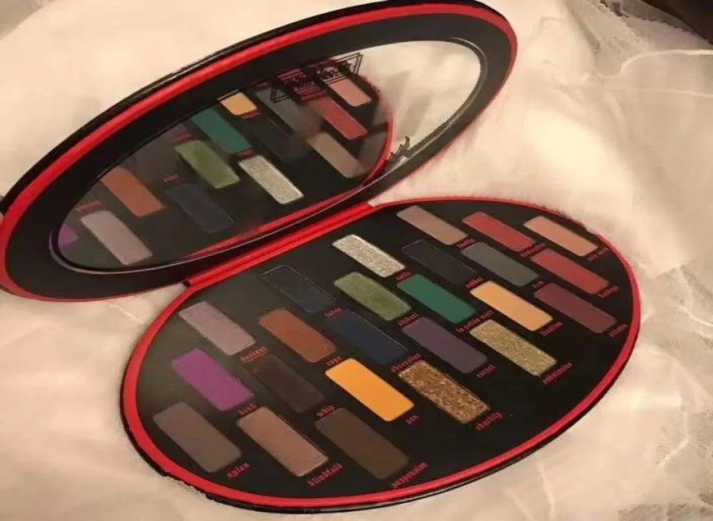 Hot Selling Eye Makeup Kat VonFetish 24colors Black Eyeshadow Palette Limited Edition Shimmer and Matte KVD Eye Shadow2834561