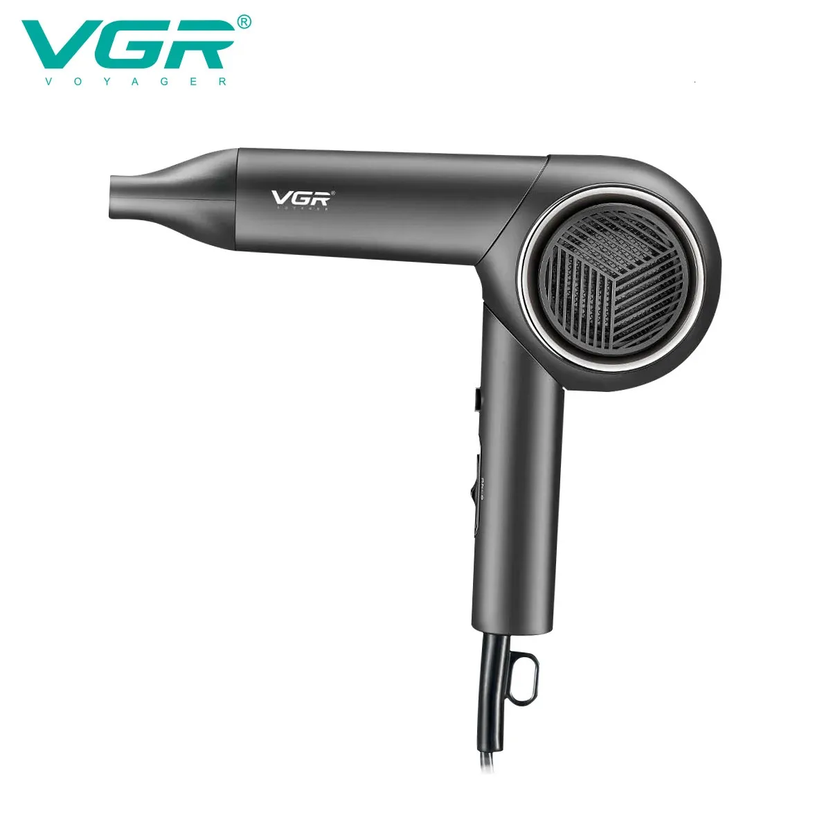 Sèche-cheveux VGR Sèche-cheveux professionnel Séchage à vent fort Portable Pliable Accueil Anion Thermostatique Protection contre la surchauffe V420 231128