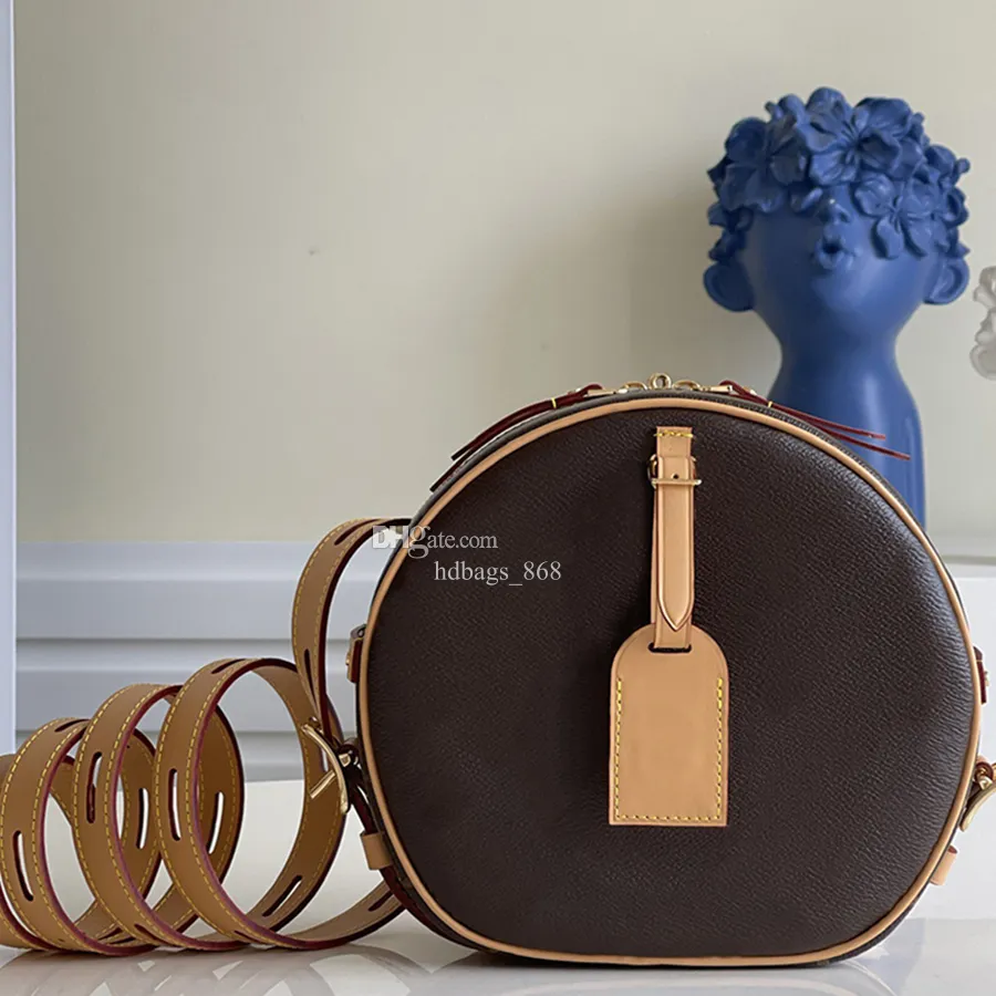Sacs à bandoulières de créateurs sacs de cosmétiques de luxe 1: 1 de qualité en cuir authentique Sac à bandoulière 22,5 cm avec boîte ML151