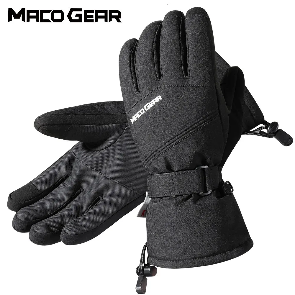 Ski Gloves Winter Warm Touch Screen Cold Weather Outdoor Skiing Cycling Sports Hiking Snowmobile Waterproof Non slip Glove Men Women 231128