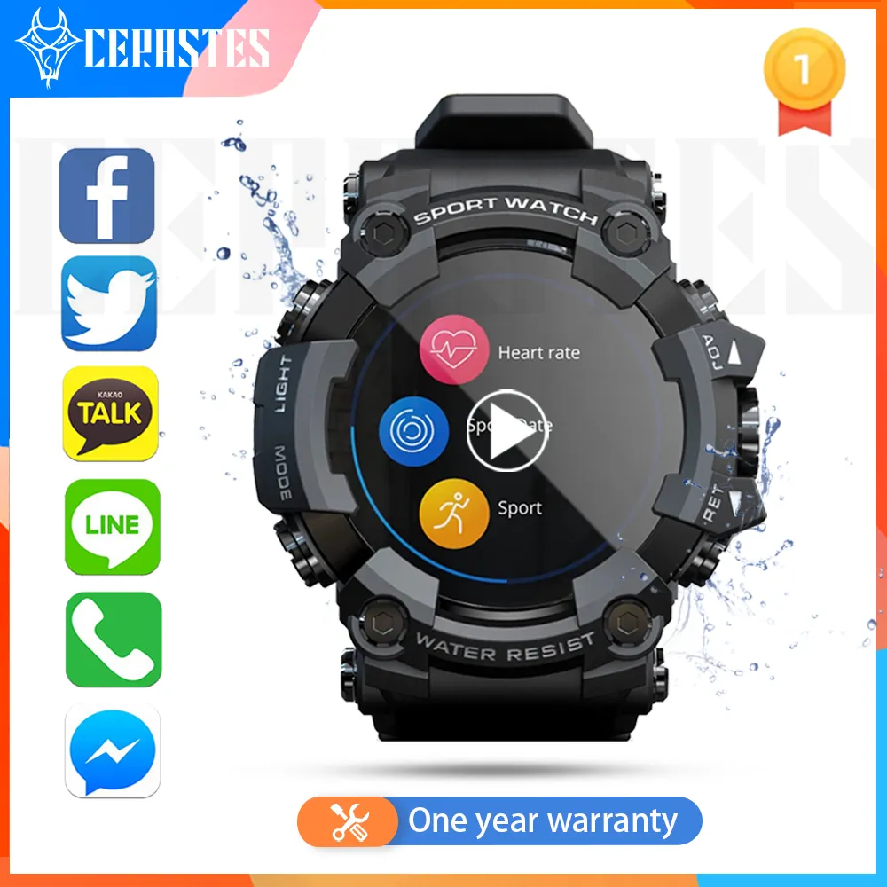Smart watch with hotsell one year warranty