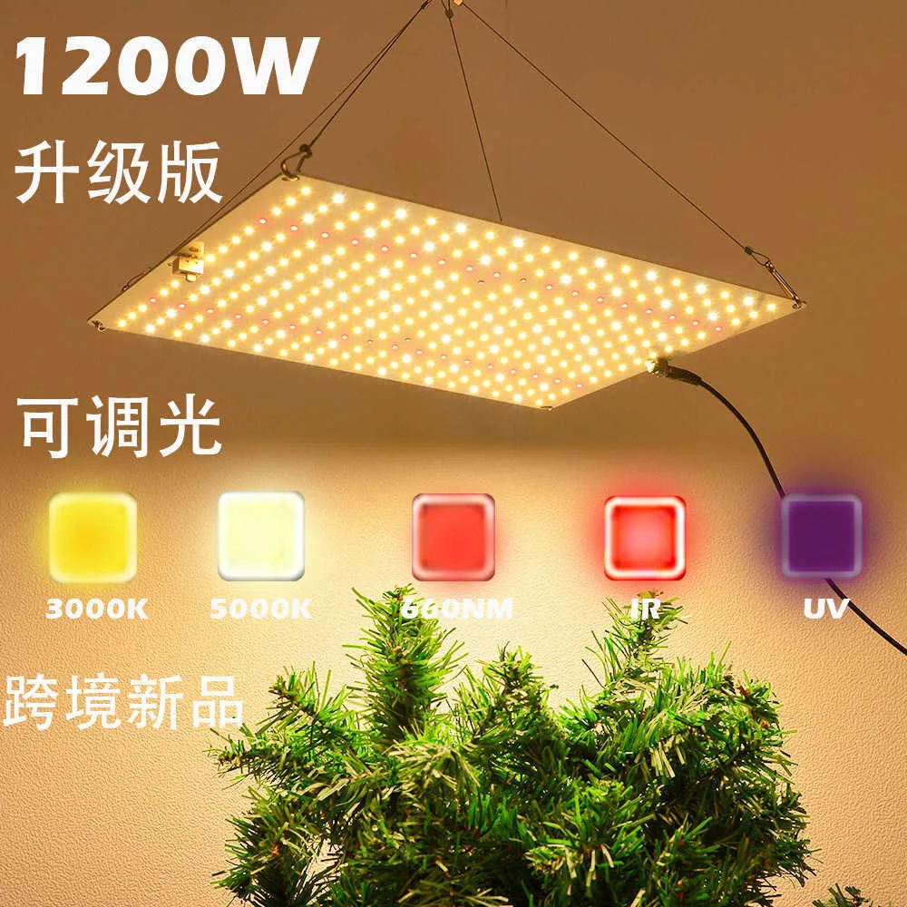 Lampes de culture Samsung LM281B LED Grow Light 600W-1500W Dimmable Driver Full Spectrum Quantum Board Fitolamp Light pour plantes d'intérieur Veg Flower P230413
