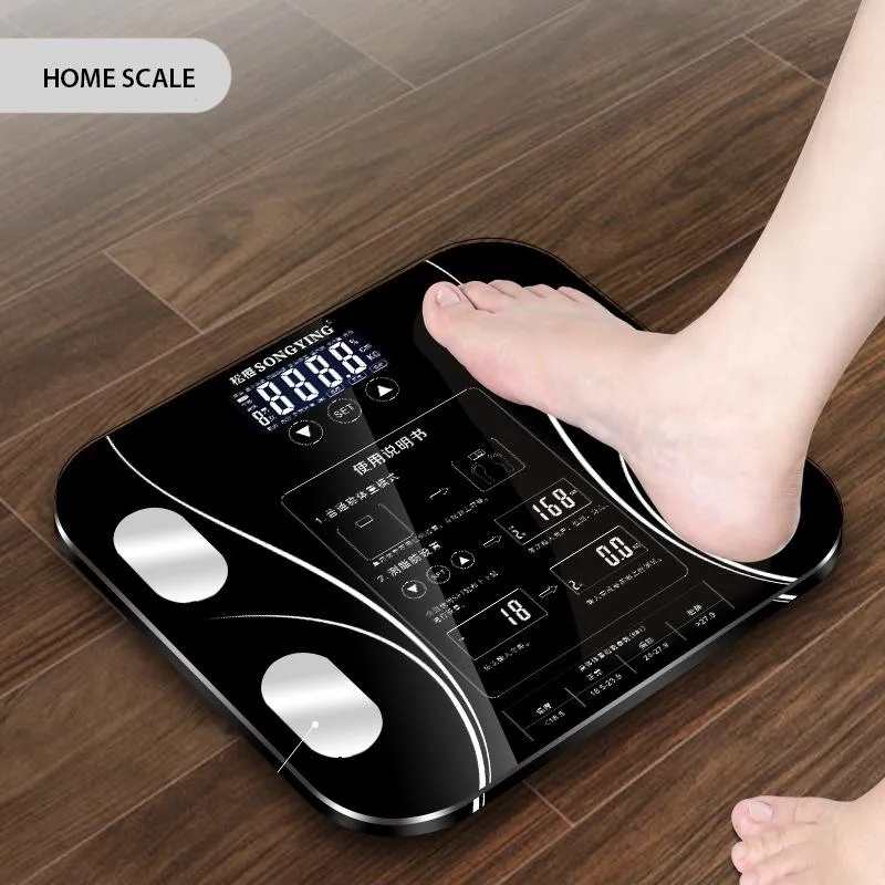 Scales Fat bmi Scale Digital Human Weight Mi Scales Bluetoothcompatible Floor lcd display Body Index Electronic Smart Weighing Scales