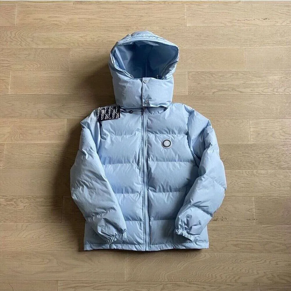 2023 Trapstar Daunenjacke Herren Ice Lake Blue Color Hat Abnehmbarer Bohrer Uk American Style 688ss