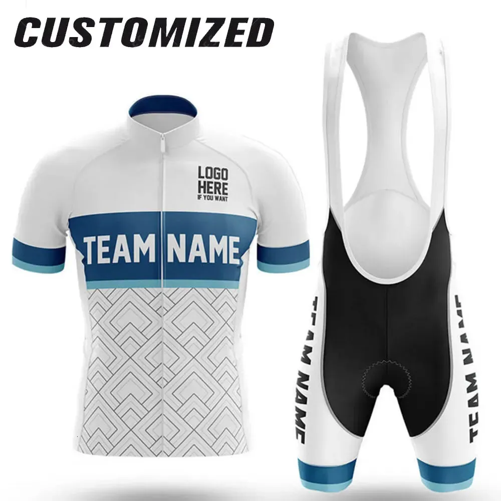 Fietsshirtsets Team Custom Heren en Dames Zomerset met korte mouwen Mountainbike Aangepast voor 231127