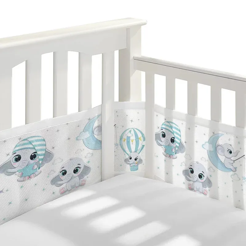 Rails Bed 340 cm i 160 cm Baby Crib Druszcz przeciw zderzenia Born Born Room Decor Four Seasons Universal zdejmowany pranie 231128