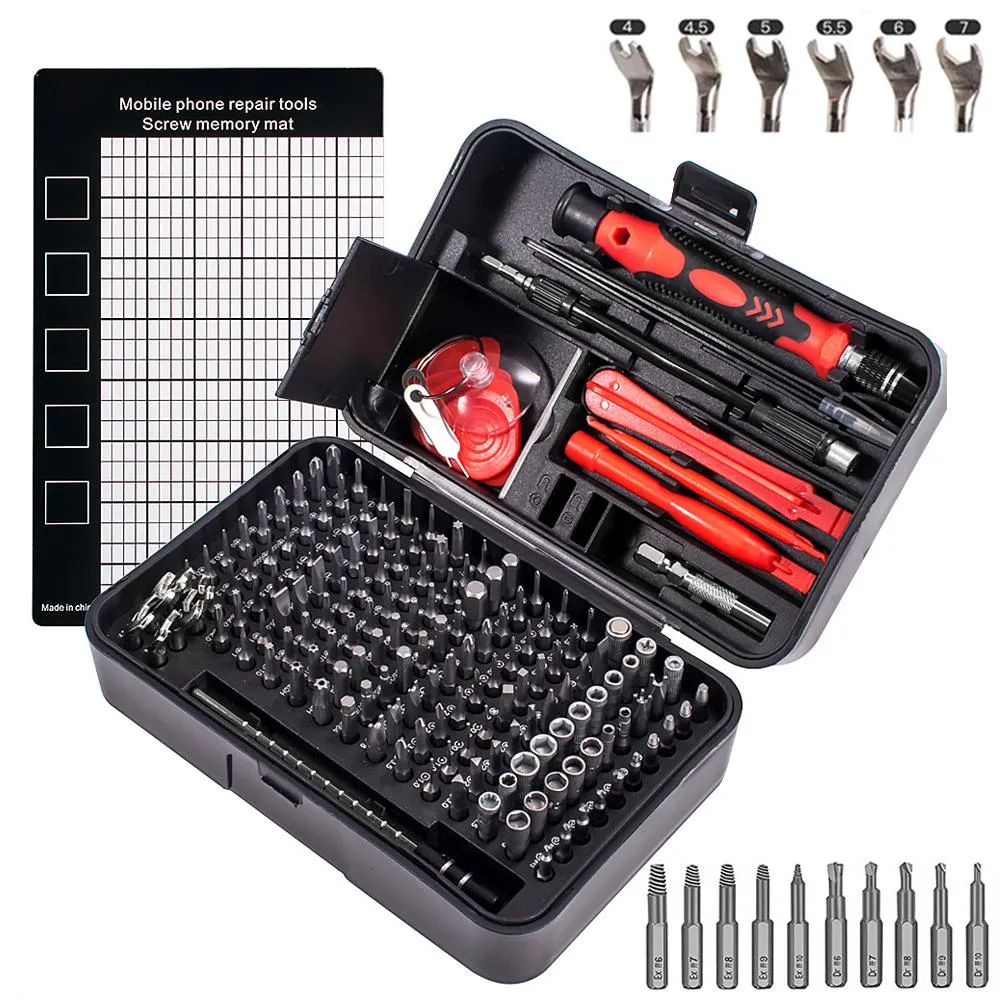 Schroevendraaier 115/170 In 1 Screwdriver Set S2 Magnetic Precision Torx Hex Phillips Screw Driver Kit Electronic Phone Watch Repair Hand Tools