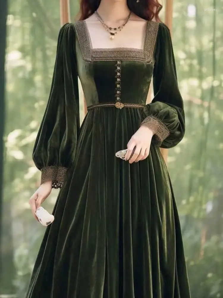 green emerald velvet dress Fay Bottle Green Velvet Corset Style Knot Maxi Dress – Club L London main image 1