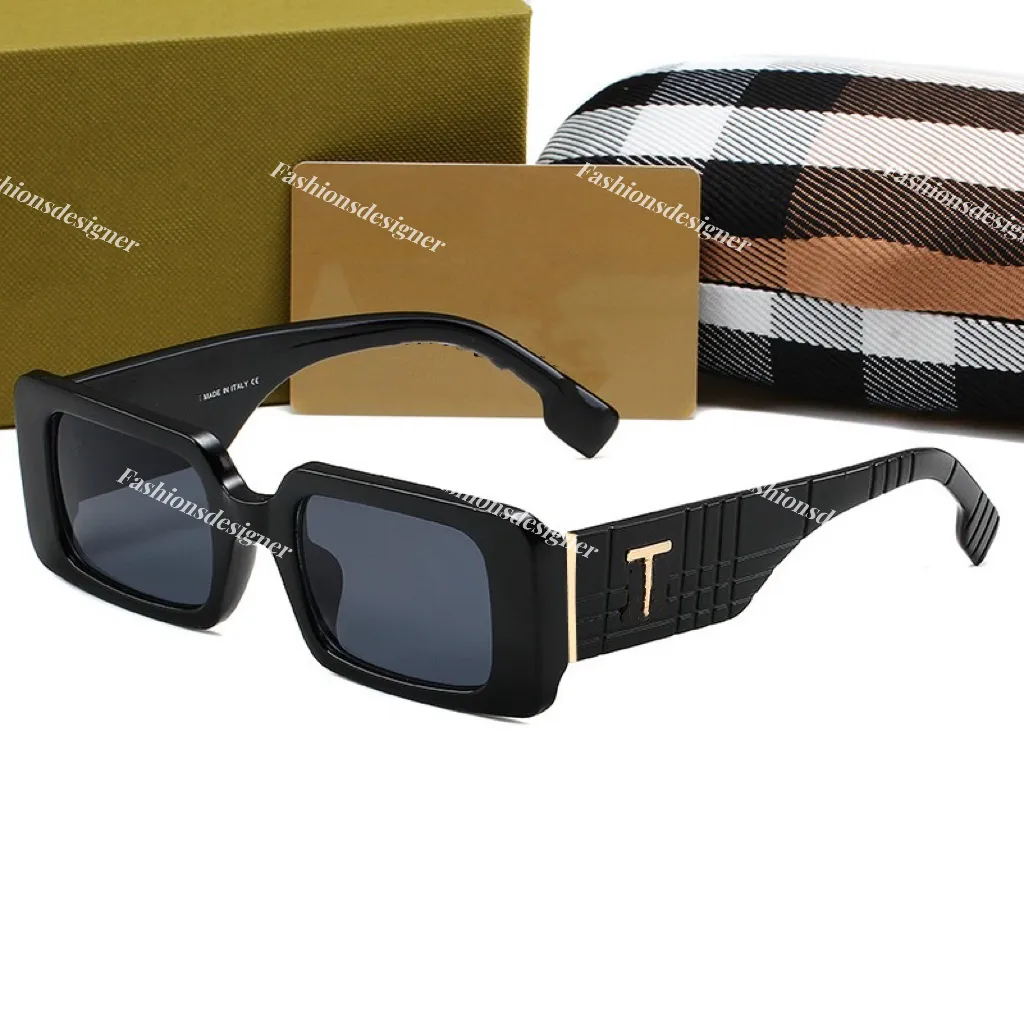 BB Solglasögon Polariserade solglasögon Lunettes Fashion Solglasögon Luxury Classic Men's Fashion Driving Polarised Lens Rectangular Glasses With Case Solglasögon