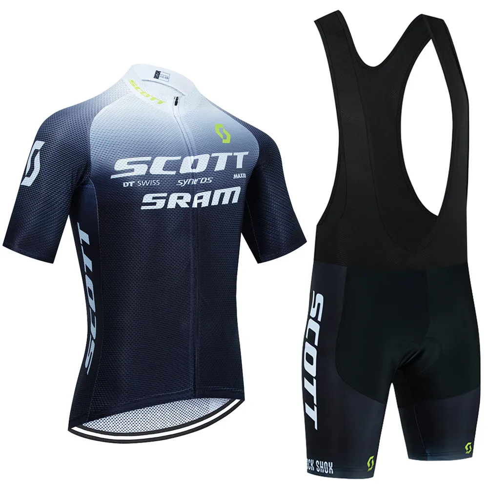 2024 Scott Bike Jersey Kolarstwo Karty garnitury Mężczyźni Kobiety Rower drogowy Quick Pro Ciclismo Maillot Jersey 20D BIBS Pants Ubranie