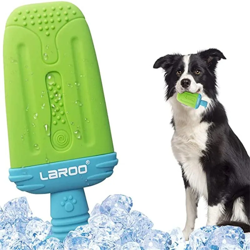Brinquedos HONEYCARE LaRoo Dog Toys Ice Cream Cone Design Cães Mastigar Brinquedos Criativos de Refrigeração No Verão Para Animais de Estimação Cães Suprimentos