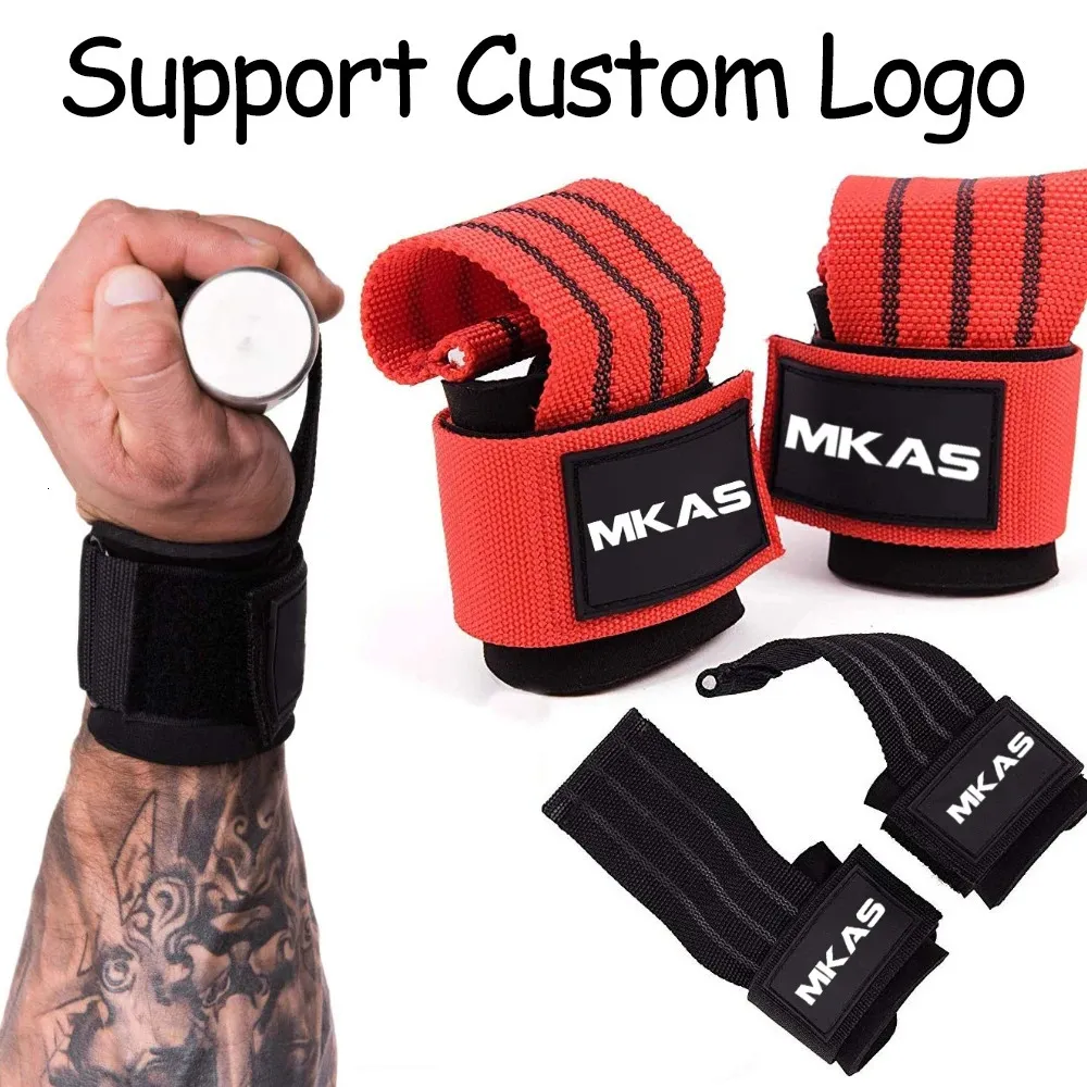 Wrist Support Power Lifting Straps WeightLifting Gym Gloves Deadlift Wrist Straps Hand Palm Assist Gear For Pull Up Bar Barbell Dumbbell Train 231127