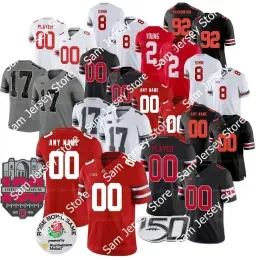 Custom Ohio State Buckeyes Football Jersey Harrison Jr. Emeka Egbuka C.J. Stroud TreVeyon Henderson Jaxon Smith-Njigba TUIMOLOAU Sawyer Bosa