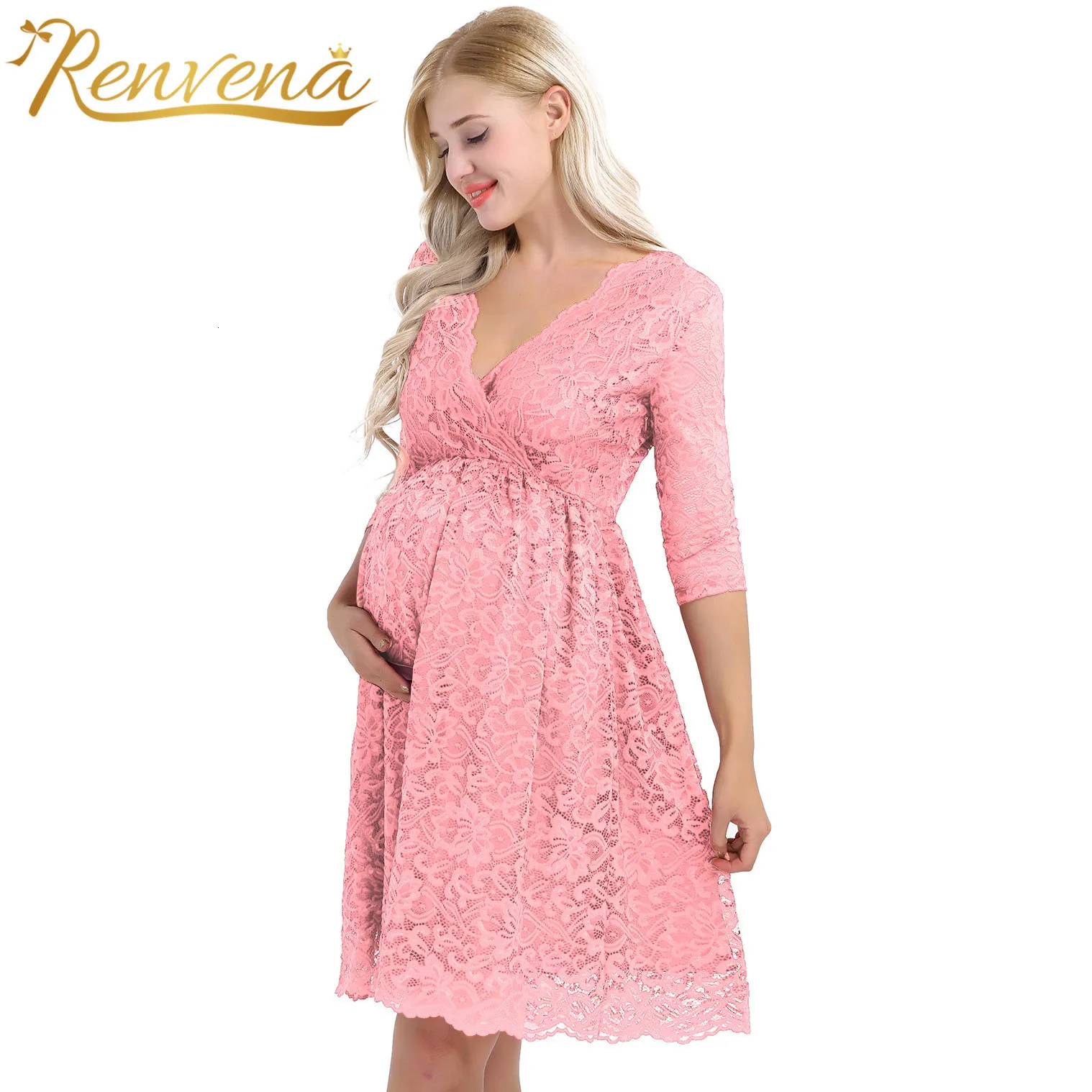 Robes de maternité Pography Dress pour les femmes enceintes Robes de maternité pour Po Shoot Robes élégantes pour femmes Femme Enceinte Vêtements de maternité 230428