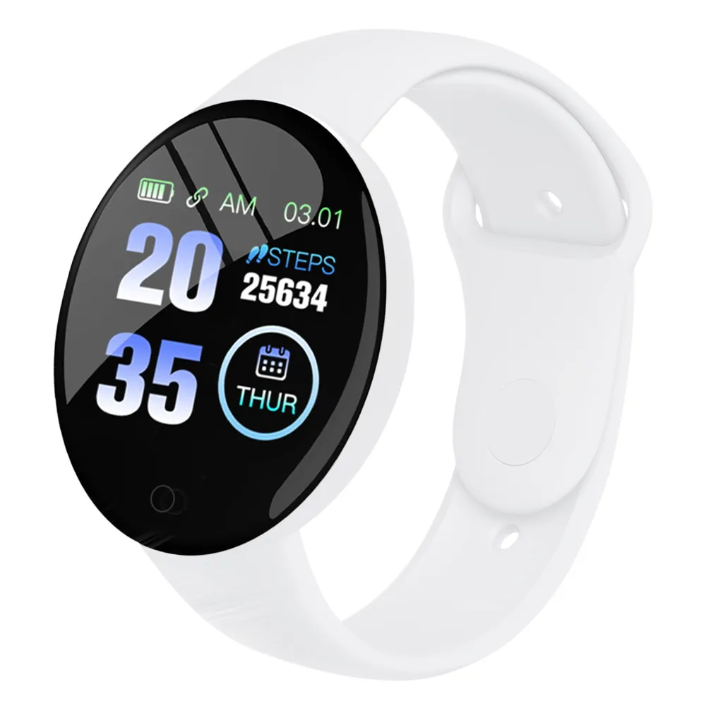 D18Pro Smart Watch Mężczyźni Kobiety ciśnienie krwi monitorowanie fitness Dziewczyny Dziewczyny Watch Waterproof Sport Smartwatch na Android iOS