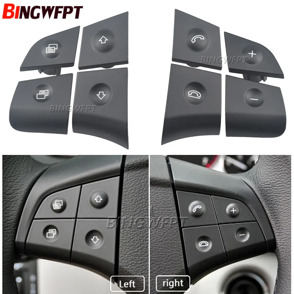 Bilratt multifunktionskontrollknappar Switch Keys Reparationssats för Mercedes Benz W164 W245 W251 ML GL300/350/400/450