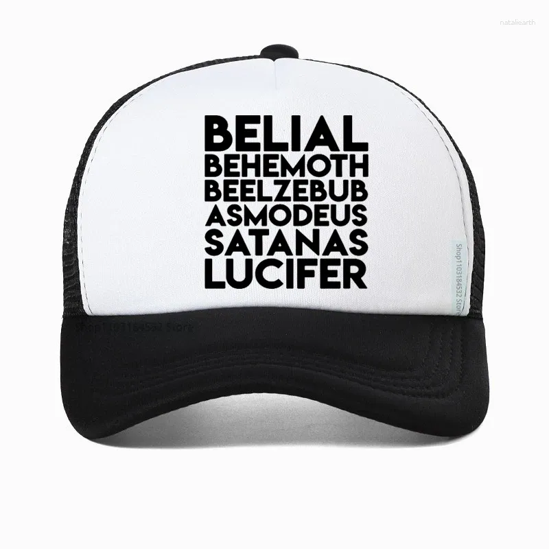 Ball Caps Men Ghost Bc Band Year Zero Baseball Cap Letter Print Man Music Hip Hop Hat Fashion Mesh Breathable Trucker Hats Casquette