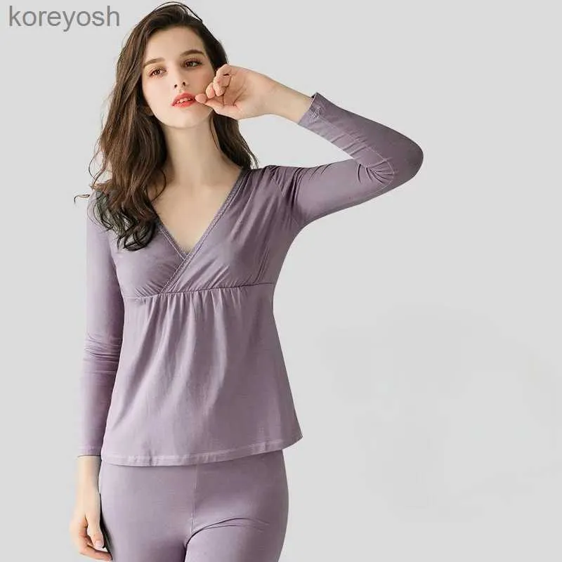 Hauts de maternité t-shirts vêtements de détente d'allaitement confortables pour automne/hiver pyjamas de maternité L231128