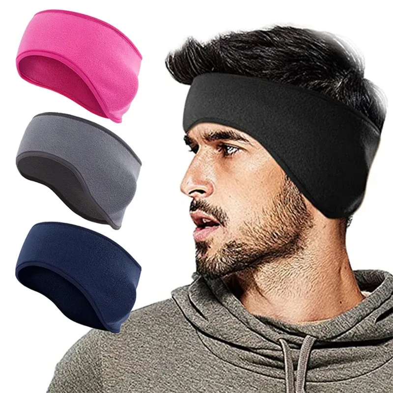Thicken Fleece Ear Warmer Headband 9.8 × 4.7 in for Men  display picture 1