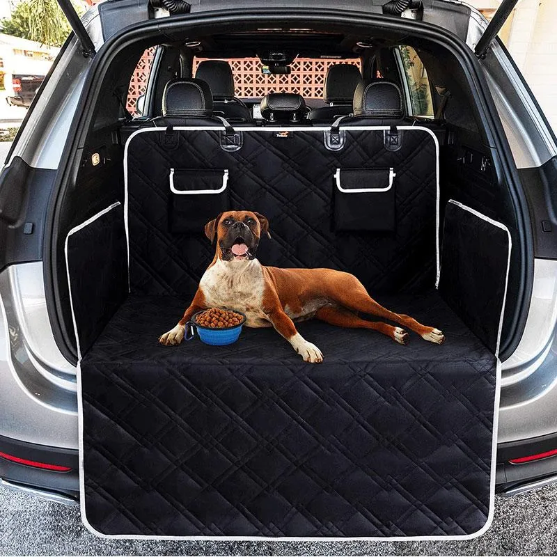 Переноски для домашних животных, коврик для багажника автомобиля, водостойкая ткань Оксфорд, защитная задняя крышка для собак и кошек, переноска для собак, защитное одеяло для автомобиля