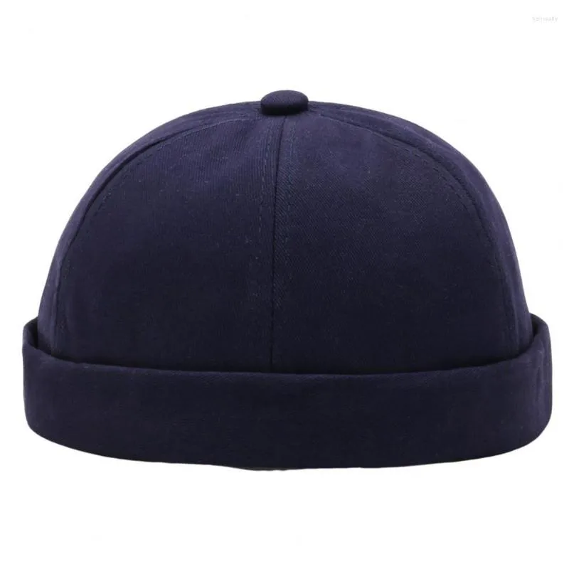 Kogelcaps vrouwen mannen beanie hoed ronde stevige kleur verstelbaar geen rand ademende decoratieve hiphop straatdanser Skullcap hoofddeksels