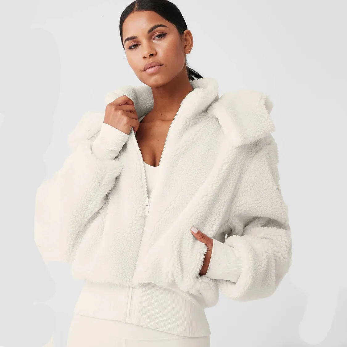 Korean teddy cheap jacket