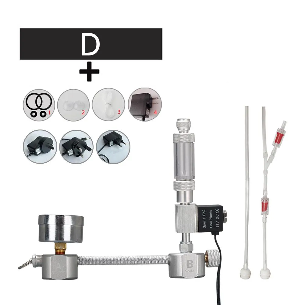 Équipement compteur de bulles de dioxyde de carbone diffuseur Aquarium bricolage Kits de système de générateur de CO2