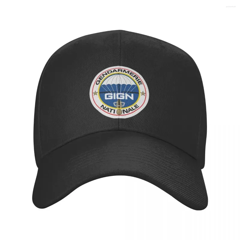 Cappellini da baseball Classic Gendarmerie GIGN Berretto da baseball delle forze francesi per uomo Donna Cappello da papà adulto regolabile Cappelli snapback estivi