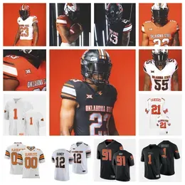 Oklahoma State Cowboys Football Jersey 8 Blaine Green 15  Williams 7 Cameron Epps 12 Kam Franklin 6 Lyrik Rawls 84 Mason Gilkey 6 Zane Flores 30 Collin Oliver