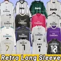 Raul Redondo retro soccer jerseys Roberto Carlos Seedorf GUTI SUKER ReAl MadridS vintage football shirt ronaldolong sleeve 01 02 05 06 07 10 11 12 13 14 15 16 17 18