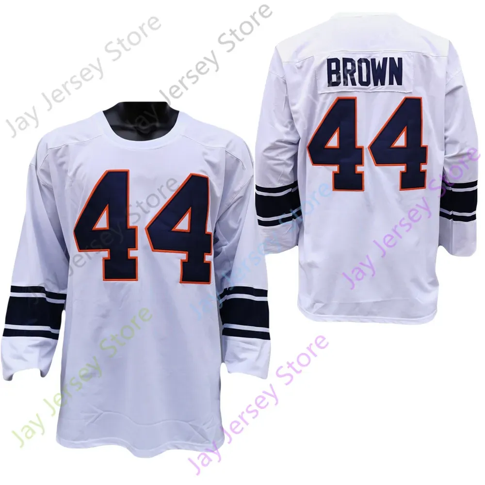 2020 Nuove maglie NCAA Syracuse Orange 44 Jim Brown College Football Jersey Bianca Taglia Youth Adult Tutte cucite