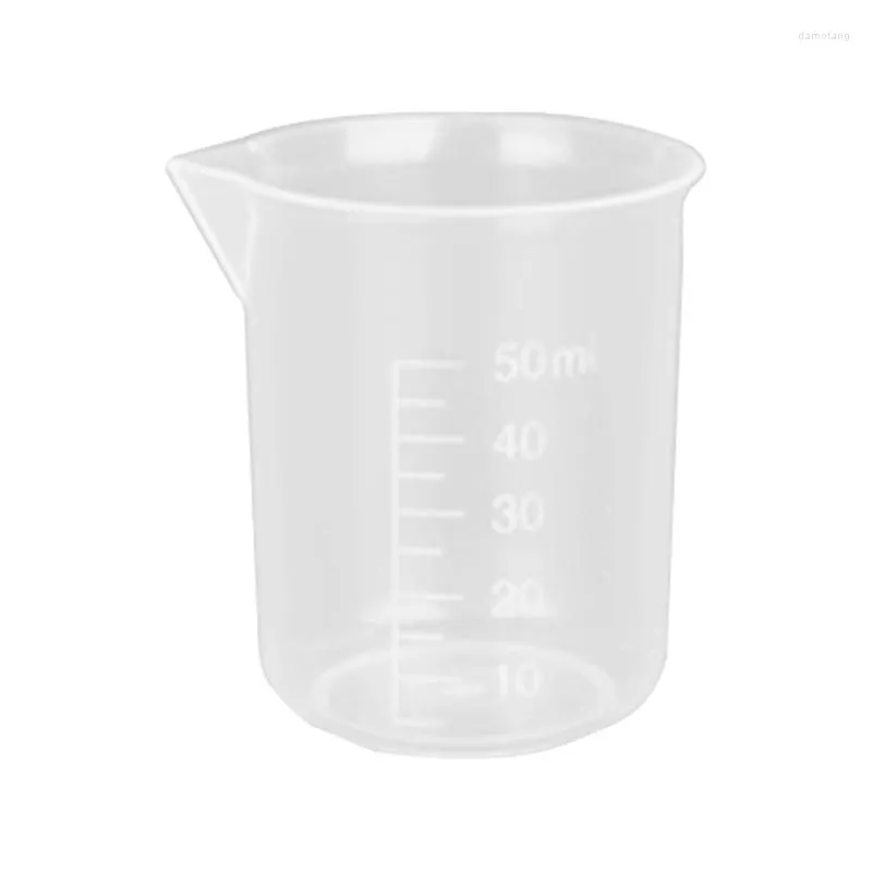 10 Pieces Plastikmessung Tasse Lebensmittelqualität wiederverwendbarer Harz-Epoxidbecher für Flüssigkeiten messen/ mischen Farbe