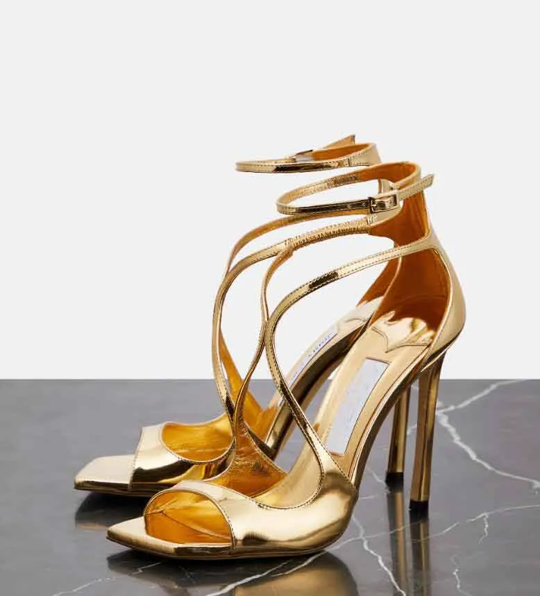 Eleganckie design letnie marki kobiety sandały buty buty azia kwadratowe palce czółen