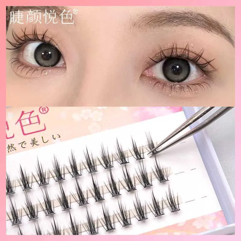 3 PCFALSE Eyelashes XMX EyeSlashes Extension شخصية الرموش المزيفة المزيفة الماكياج الفردي رموش مجموعة كاذبة الرموش Z0428