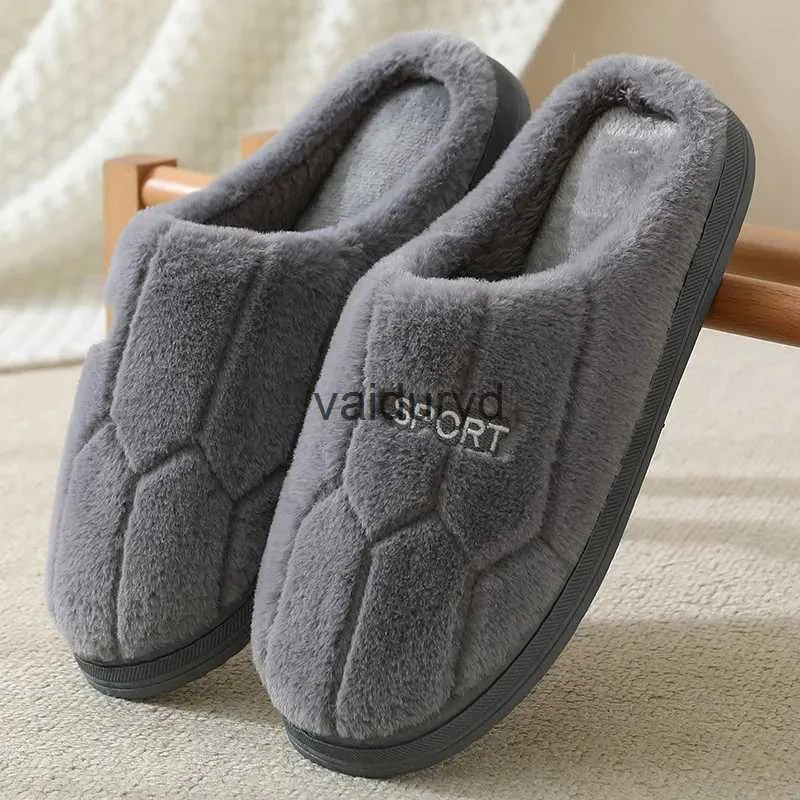 Winter Heren Schoenen Huishoudelijke Katoenen Slippers Voor Mannen Indoor Warme Pluche Schoeisel Antislip Platform Slippers Thuis Zapatillasvaiduryd