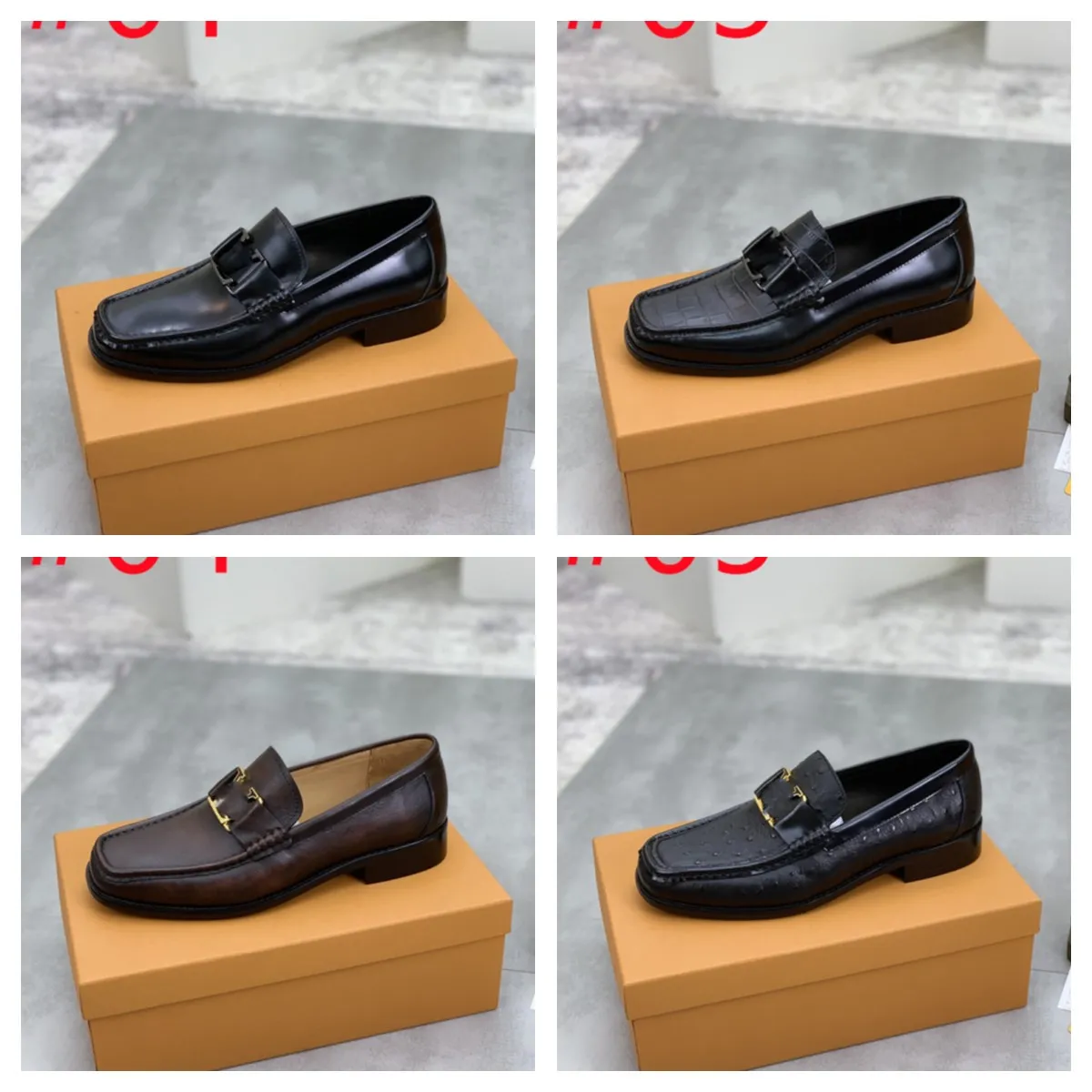 5 Stijl Herenmode Instappers Leren Schoenen Designer Heren Casual Zakelijke Schoenen Heren Britse Klassiek Retro Oxfords Bruiloft Flats Maat 38-45