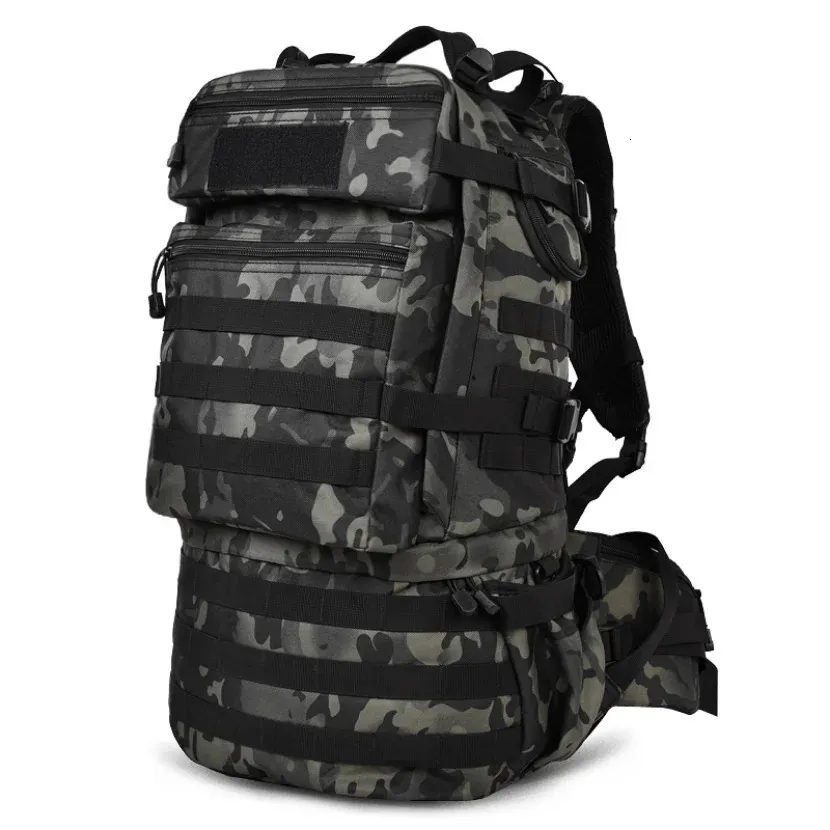 Zaino 50 L Zaini tattici militari per uomo Outdoor Impermeabile Esercito Campeggio Trekking Escursionismo Zaino da viaggio Litri Borse 231124