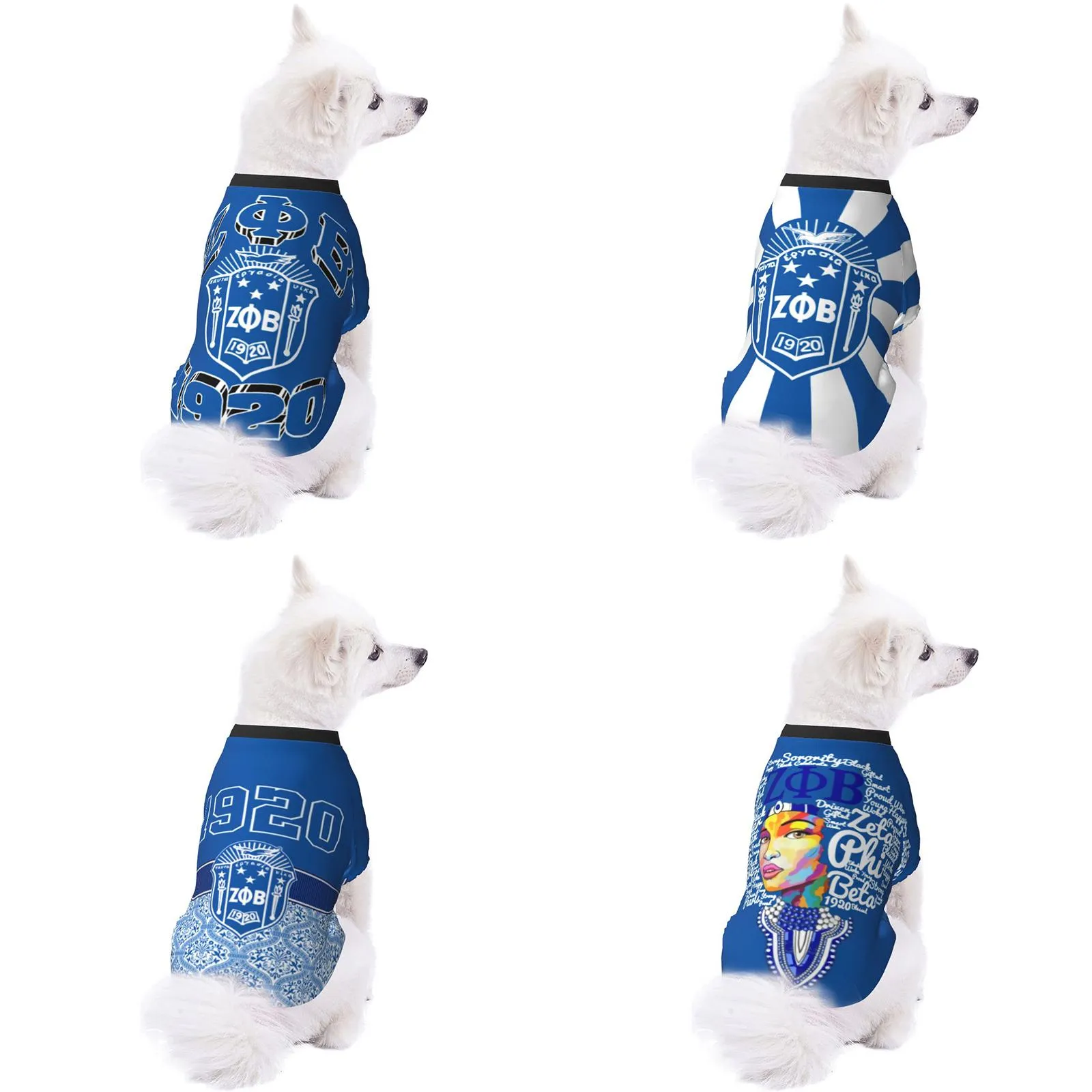 Hoodies Zeta Phi Beta 1920 ZPB Pet Dog Wear Hoodie Puppy Costume Doggie Winter Clothes Sweaters Pet Hooded Sweatshirts Coat Cat Small